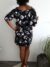 Robe Joëlle noire et blanche